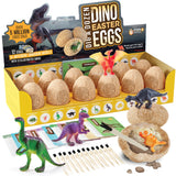 Dan&Darci Dig a Dozen Dino Egg Kit – Portable Excavation Toy for Backyard, Patio, and Camping Adventures