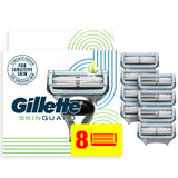 Gillette SkinGuard Men's Razor Blades – Lower Skin Contact Shave for Bump-Prone Skin, 4 Refill Cartridges