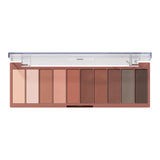 e.l.f. Perfect 10 Eyeshadow Palette – Office Touch-Up Essential, Quick Day-to-Night Transition in One Palette