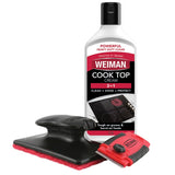 Weiman Glass Cooktop Cleaner Kit – Minimalist Kitchen Essential for Sleek Induction Stoves, Streak-Free Polish