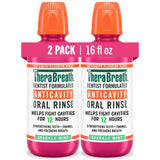 TheraBreath Sparkle Mint Oral Rinse – Safe, Dentist-Formulated Choice Without the Harsh Burn
