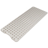 AmazerBath Non Slip Bath Mat for Kids 40 x 16 Inches, Kids Bathtub Mat with 200 Suction Cups for Safe Toddler Bath Time, Clear Blue