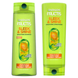 Garnier Fructis Sleek & Shine Kit – Mindful Haircare Wind-Down for Dry, Unmanageable Hair, Vegan Daily Duo