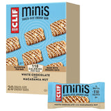 CLIF BAR Minis White Chocolate Macadamia Nut Energy Bars for Cycling Handlebar Bags and Running Vests