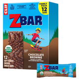 CLIF Kid Zbar Chocolate Brownie Bars – Clean-Label Organic Snack for Health-Conscious Families, 12 Pack