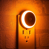 Lumina Minimal Night Light – Compact Plug-In Glow for Modern Bedroom and Hallway, Matte Frosted Finish
