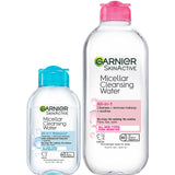 Garnier Micellar Cleansing Water – Thoughtful Skincare Gift Set for Mom, 13.5 + 3.4 fl oz