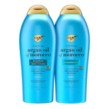 OGX Renewing + Argan Oil of Morocco Shampoo & Conditioner Set – Premium Spa-Like Hair Repair with Argan Oil Infusion, Sulfate-Free 13 fl oz 2 Pack