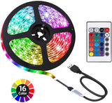 ACONDE Color-Changing LED Strip Lights for Living Room Ambiance, USB Powered Wall Accent