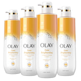 Olay Premium Body Wash Collection – Luxury Anti-Aging Serum Complex, Elevated Skincare in Elegant Pack of 4
