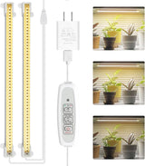 Mosthink LED Plant Grow Light Strips – Clean-Line Shelf Light for Uncluttered Apartments, Neutral White Finish