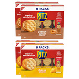 RITZ Peanut Butter and Cheese Sandwich Crackers Variety Pack – Office Desk Drawer Snack for Workdays