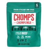 CHOMPS MINI Turkey Jerky Sticks – Top 9 Allergen Free Lunchbox Snack for School and After-School, Original Turkey