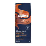 Lavazza House Blend Perfetto Whole Bean Coffee 12oz – Smooth Low-Intensity Coffee for Mindful Morning Rituals, Italian Medium Roast