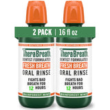 TheraBreath Rainforest Mint Rinse – Dentist-Formulated Alcohol-Free Formula Safe for Teens Ages 12 and Up