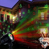 LumiVue AuroraStar Holiday Projector – Flameless Christmas Lighting Safe for Kids, Pets & Bedrooms, Auto Shutoff