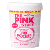 The Pink Stuff Oxi Whitening Powder for White Sheets and Towels, Vegan Plant Based Laundry Soak for a Mindful Home Wind Down, 1 kg