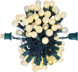 LYCKLIG Globe String Lights – Living Room Ambient Lighting, Decorative Mix-Ball Glass Bulbs for Home Interior Styling