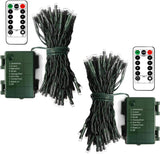 echosari 2 Pack Battery Fairy Lights – Nursery and Kids Room Decor with Cool LEDs and Auto Timer