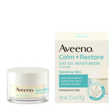 Aveeno Calm + Restore Oat Gel – Prebiotic Face Cream for Your Daily Wind-Down Skincare Routine