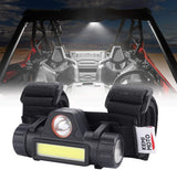 KEMIMOTO Sealed Waterproof Roll Bar LED Light for Off-Road Night Safety and Mobility Walker Visibility 1.5-2.0 in Tube Fit