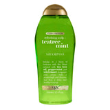 OGX Extra Strength Refreshing Scalp + Rosemary Mint Shampoo – Travel-Size Clarifying Wash for Gym Locker Room and Camping Trip Showers, 25.4 fl. oz