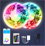 PHOPOLLO Music Sync LED Strip Lights – Kitchen Under Cabinet Mood Lighting with App Control