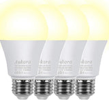 Aukora Motion Sensor Light Bulbs – Weather Friendly Dusk to Dawn Outdoor Lighting for Patio, Driveway and Garage Entry