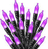 Minetom Pink LED String Lights – Flameless Alternative to Candles, Cool-Touch 39ft Mini Lights for Bedroom and Nursery