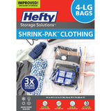 Hefty Shrink-Pak Space Saver Bags for the Playroom, Compress Stuffed Animals and Soft Toys Out of Reach