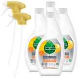 Seventh Generation Lemongrass Citrus Disinfecting Multi-Surface Cleaner for Entryways and Shared Living Areas, Non-Toxic Cold and Flu Defense