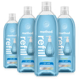 Method Gel Hand Soap Sea Minerals – Clutter-Free Countertop Hand Wash for Modern Bathroom, Recycled Plastic Bottle