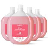 Method Gel Hand Soap Refill, Pink Grapefruit 34 oz – Spa-Like Self-Care Ritual for Bathroom Sink