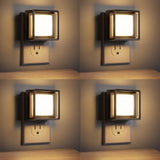 DORESshop LED Night Light for Bathroom – No-Heat 1W Bulb, Side Outlet Preserved for Safety Devices