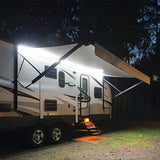 Auledio Outdoor Canopy LED Strip – 16.4ft IP65 12V Light for RV Awning, Food Truck Service Window and Backyard Patio