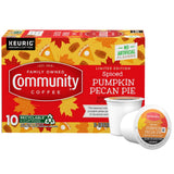 Community Coffee Golden Caramel K-Cup Pods – Sweet Self-Care Moment Without Syrup, Chicory Blend Medium Roast 12 ct