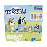 Hasbro Trouble: Bluey Edition, Quick 30-Minute Family Game Night Game to Unwind After Homework