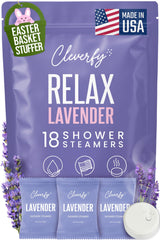 Cleverfy Shower Steamers Aromatherapy - Housewarming Gift for Couples and New Homeowners, 6 Scent Spa Sampler