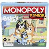 Monopoly Junior Bluey Board Game – Family Board Game for Kids, Ages 5+, 2-4 Players