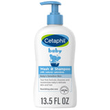 Cetaphil Baby Wash & Shampoo – Dermatologist-Tested Tear-Free Cleanser for Eczema-Prone and Allergy-Sensitive Baby Skin