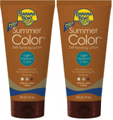 Banana Boat Summer Color Self Tanning Lotion | Spa-Inspired Gradual Tan for Your Nightly Skincare Ritual