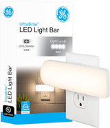 GE Ultrabrite LED Night Light Bar – Modern Wall Accent Lighting for Hallway and Entryway Aesthetic, 2-Pack