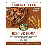 Nature's Path Organic Heritage Flakes Cereal – Kid-Friendly Low-Sugar Cereal for Lunchboxes and Family Breakfast Tables, 32 oz
