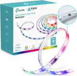 Kasa Smart LED Light Strip 50 Zones RGBIC – Home Office Focus Lighting, 16.4ft Wi-Fi Strip for Desk and Background Ambience