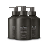 Method Gel Hand Soap Vetiver + Amber – Housewarming Gift for New Homeowners, Refillable Black Aluminum Bottle Set
