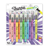 Sharpie Clear View Highlighters for College and Office Productivity, Chisel Tip Chisel Tip Assorted 8 Pack