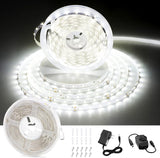 CT CAPETRONIX LED Strip Lights – Cozy Living Room Aesthetic Upgrade, 16.4ft Daylight White Under Cabinet and Shelf Glow