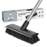 MR.SIGA Adjustable Long Handle Floor Scrubber to Cut Cleaning Time Across Multiple Rooms