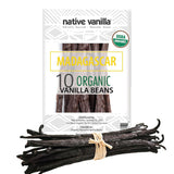 Native Vanilla — Premium Grade A Madagascar Vanilla Pods for Gourmet Home Baking & Confiture Artistry