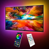 maylit ICRGB TV LED Backlight – Clean Clutter-Free Living Room Accent, Single-Cable USB Design
